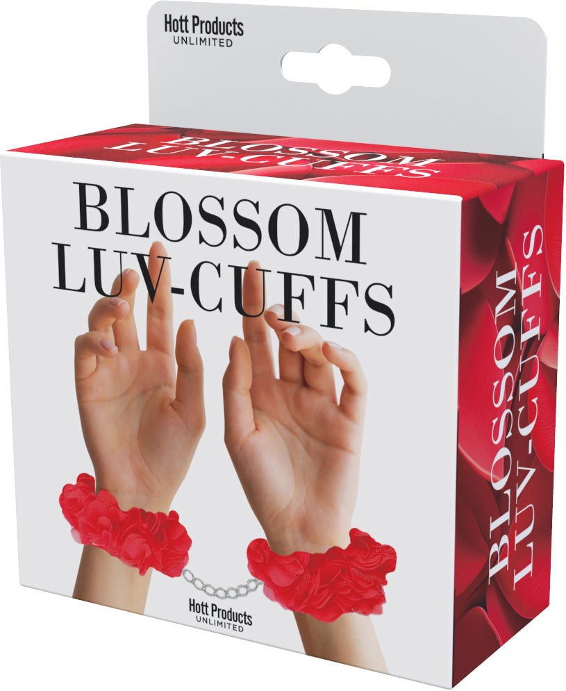 Hott Products Blossom Soft and Comfortable BDSM Luv Cuffs - Cuffs And Restraints