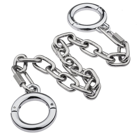 Class Stainless Steel BDSM Play Thumb Cuffs by BDStyle - Steel Sex Toys
