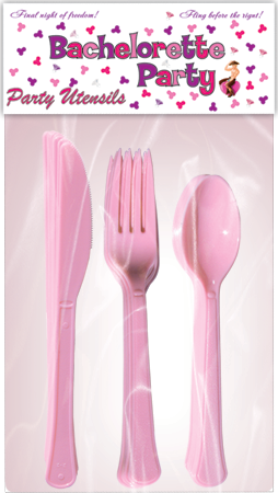 Bachelorette Party Set Novelty Party Utensils - Party Gifts and Novelties