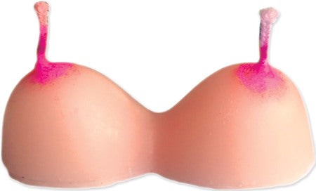 Boobie Shape Novelty Party Candles by Hott Products - Party Gifts and Novelties