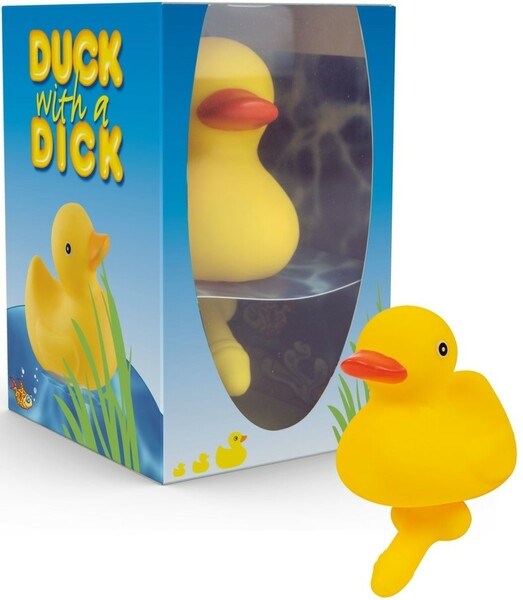 Classic Yellow Bath Time Duck With a Dick by Hott Products - Party Gifts and Novelties
