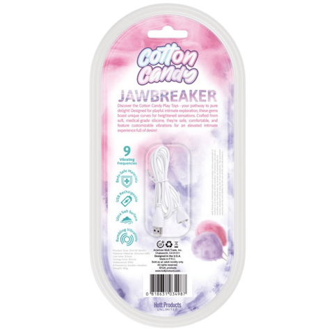 Jawbreaker Cotton Candy Rabbit Vibrator by Hott Products - Rabbit Vibrators