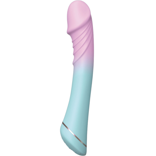Hott Products Flufferella 9 Function Rechargeable G Spot Vibrator Cotton Candy - G-Spot Vibrators