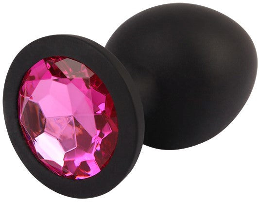 La Viva Booty Fantasy Diamond Butt Plug Collection 4 Piece Black - Butt Plugs