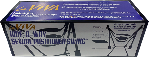 La Viva Hide a Way Sexual Position Free Standing Sex Swing - Sex Swings And Slings