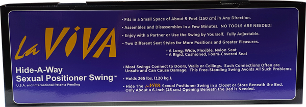 La Viva Hide a Way Sexual Position Free Standing Sex Swing - Sex Swings And Slings