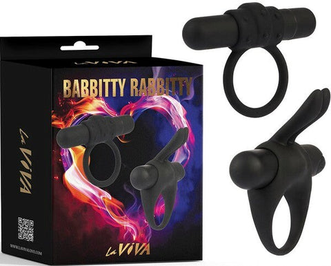 Babbitty Rabbitty Stretchy Silicone Cock Ring by La Viva - Stretchy Cock Rings