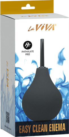 Premium Easy Clean Silicone Enema Douche by La Viva - Enemas and Douches