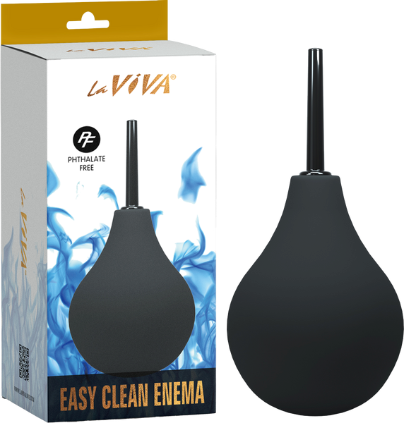 La Viva Premium Easy Clean Silicone Enema & Douche - Enemas and Douches
