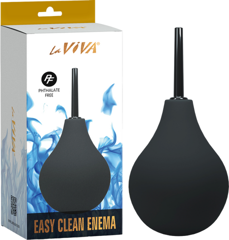 Premium Easy Clean Silicone Enema Douche by La Viva - Enemas and Douches