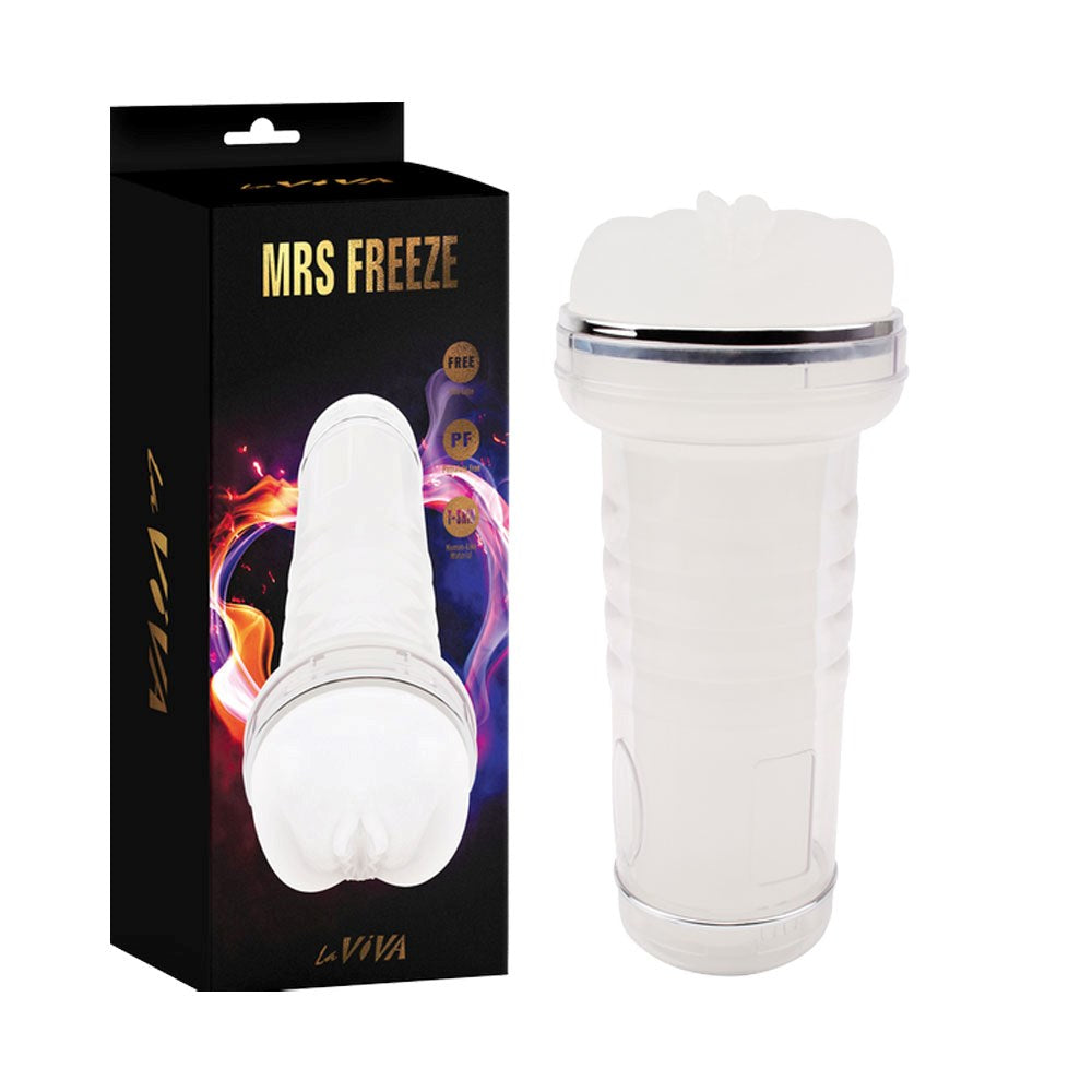 La Viva Mrs Freeze Ice Mens Masturbator - Masturbators and Strokers