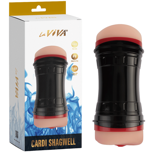 La Viva Cardi Shagwell Realistic T Skin Material Mens Masturbator - Masturbators and Strokers