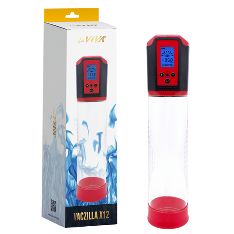 Vaczilla X12 USB Electronic Penis Pump by XR Brands - Penis Pumps And Stretchers