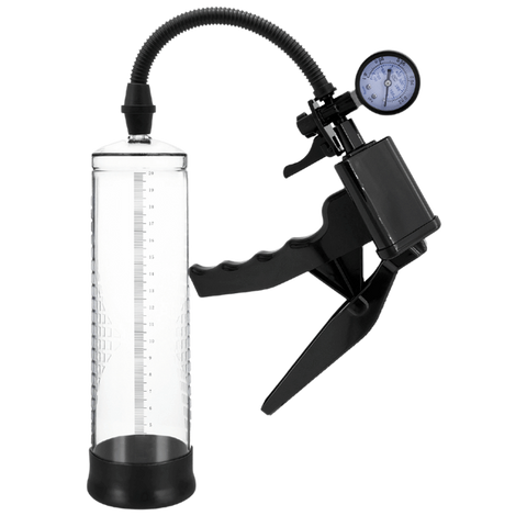 Vaczilla X10 Trigger Gauge Hand Grip Penis Pump - Penis Pumps And Stretchers