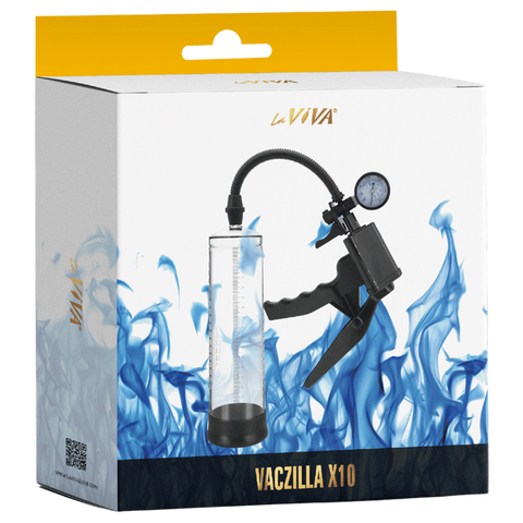 Vaczilla X10 Trigger Gauge Hand Grip Penis Pump - Penis Pumps And Stretchers
