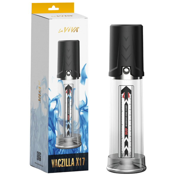 Vaczilla X17 Warrior Cylinder Mens Penis Pump - Penis Pumps And Stretchers