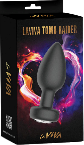 La Viva Tomb Raider App Control Butt Plug Black - Butt Plugs