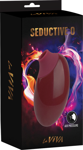 La Viva Seductive O 10 Function Clitoral Massager Ruby Red - Clit Ticklers and Pulsators