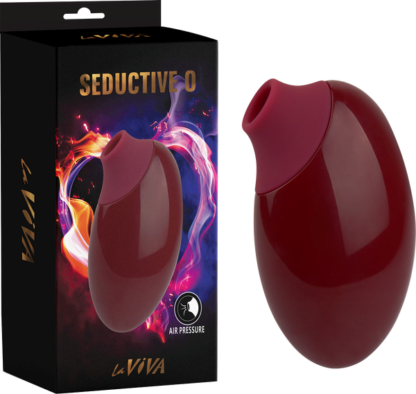 La Viva Seductive O 10 Function Clitoral Massager Ruby Red - Clit Ticklers and Pulsators
