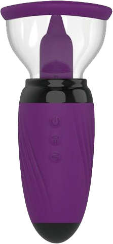La Viva Clitonator Multi Function Clitoral Vibrator Purple - Clit Ticklers and Pulsators