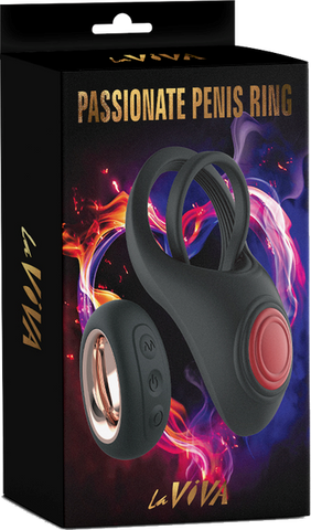 Passionate Penis Ring Remote Control by La Viva - Vibrating Cock Rings