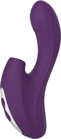 Zirconia Sucking & Knocking Rabbit Vibrator by La Viva - Rabbit Vibrators