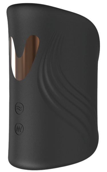 La Viva Knight Rider Vibrating & Tapping Male Masturbator Black - Masturbators and Strokers