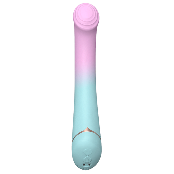 La Viva Fawn Rechargeable 9 Function G Spot Vibrator Pink / Blue - G-Spot Vibrators