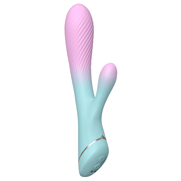 La Viva Tinker Bell USB Rechargeable Rabbit Vibrator Pink / Blue - Rabbit Vibrators