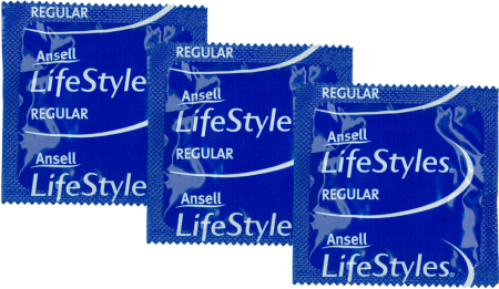 Lifestyles Regular Lubricated Condoms Bulk 144 Pack - Condoms