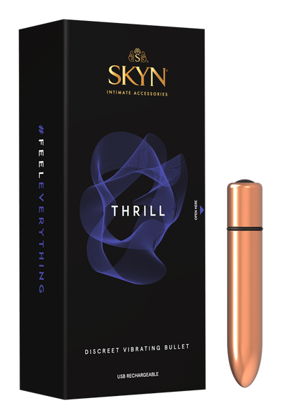 Skyn Thrill USB Rechargeable Vibrating Bullet Massager Bronze