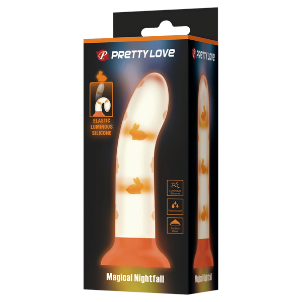 Pretty Love Magical Nightfall Realistic Dildo Orange - Realistic Dildos