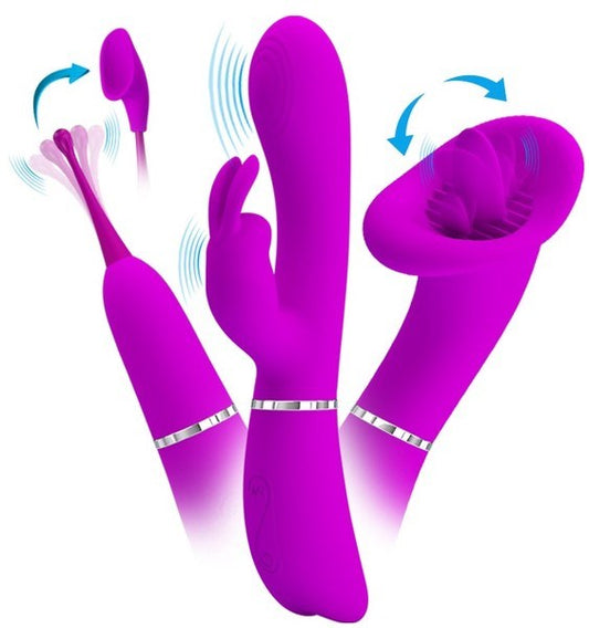 Velvety Silicone & Vibrating Thrill Kit by Baile - Sex Kits