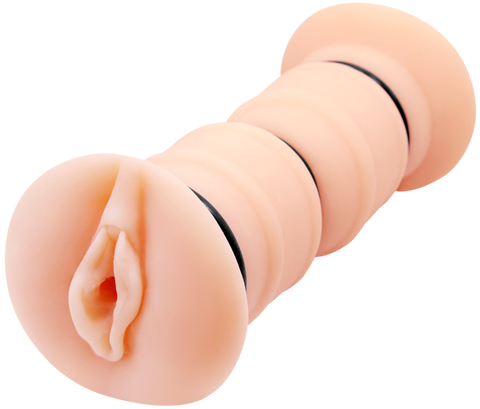 Crazy Bull Emma Double Vagina Vibrating Mens Stroker - Masturbators and Strokers