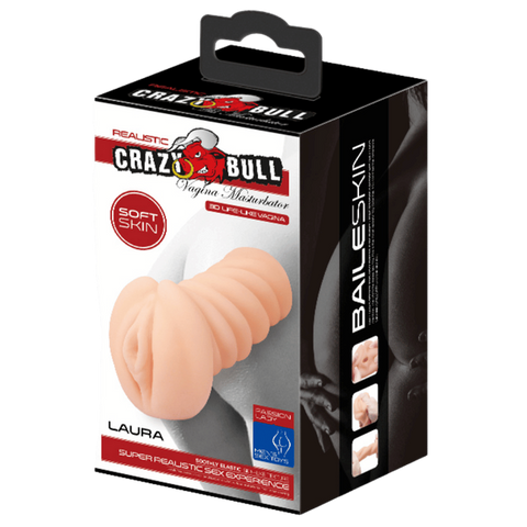 Crazy Bull Laura Realistic Vagina Male Masturbator - Masturbators and Strokers