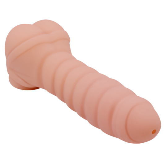 Crazy Bull Stronger Man 8.6 Inches Vibrating Masturbator - Masturbators and Strokers