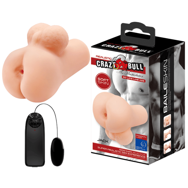 Crazy Bull Vibrating Jack Realistic Ass Masturbator Flesh - Realistic Butts And Vaginas