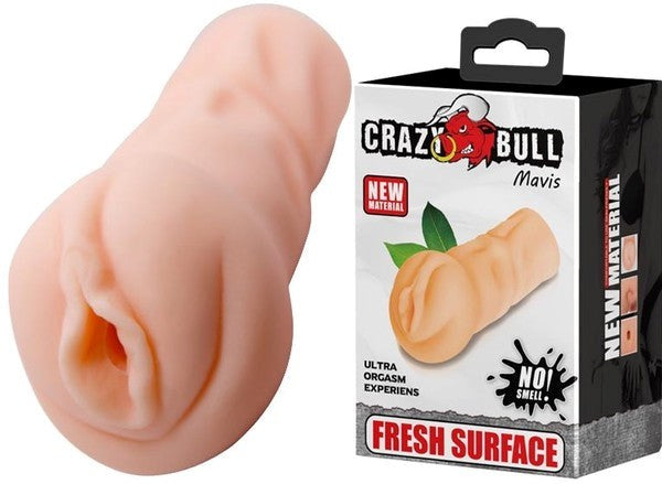 Crazy Bull Mavis Compact & Portable Male Masturbator Flesh - Realistic Butts And Vaginas