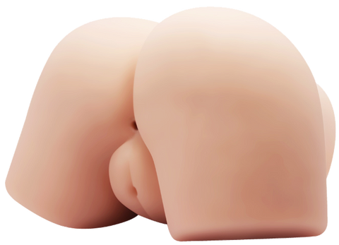 Crazy Bull Doggy Style Realistic Vagina & Anal Stimulator - Realistic Butts And Vaginas