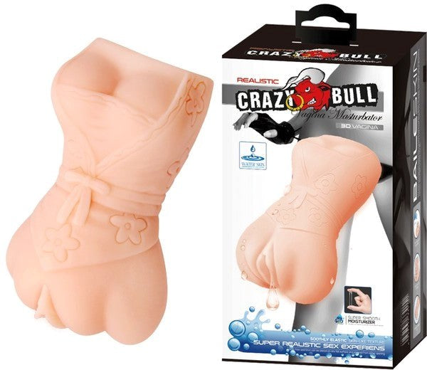 Crazy Bull Water Activated 3D Realistic Vagina Male Stroker Flesh - Realistic Butts And Vaginas