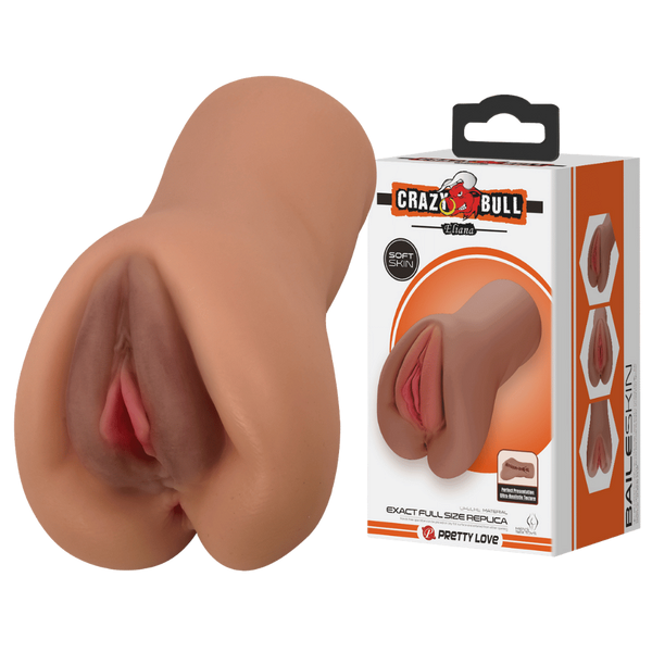 Crazy Bull Eliana Realistic Pussy Masturbator Tan - Realistic Butts And Vaginas