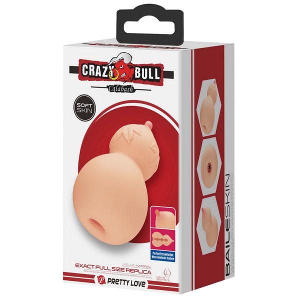 Crazy Bull Calabash Realistic Solo Mens Masturbator Flesh - Realistic Butts And Vaginas