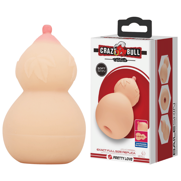 Crazy Bull Calabash Realistic Solo Mens Masturbator Flesh - Realistic Butts And Vaginas
