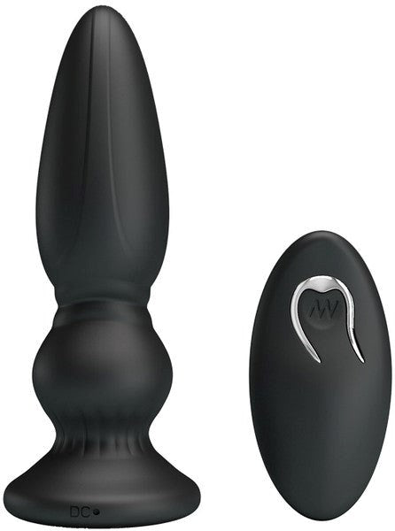 Mr Play Powerful Vibrating Prostate Anal Plug Black