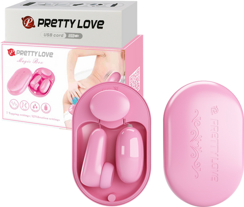 Tapping & Vibrating Magic Box Bullet Stimulator by Baile - Bullet Vibrators