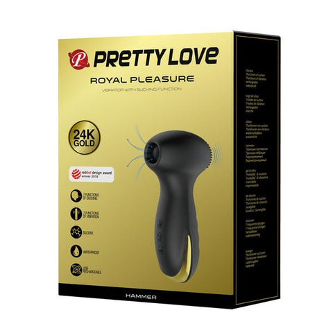 Vibrator with Sucking Function Dual Action 18K Hammer - Clit Ticklers and Pulsators