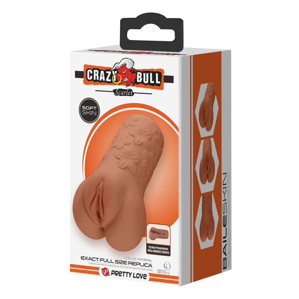 Crazy Bull Scarlet Realistic Pussy Masturbator with Lifelike Details - Realistic Butts And Vaginas