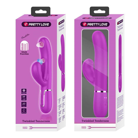 Pretty Love Perdita 3-in-1 Rabbit Vibrator by Baile - Rabbit Vibrators