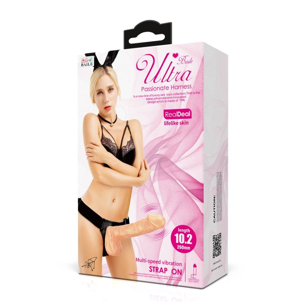Pretty Love Ultra Passionate Strap On Harness Dong - Strap On Sextoys