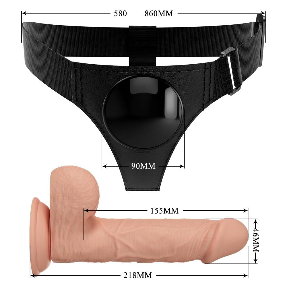 Pretty Love Universal Strap On Harness Dildo - Strap On Sextoys
